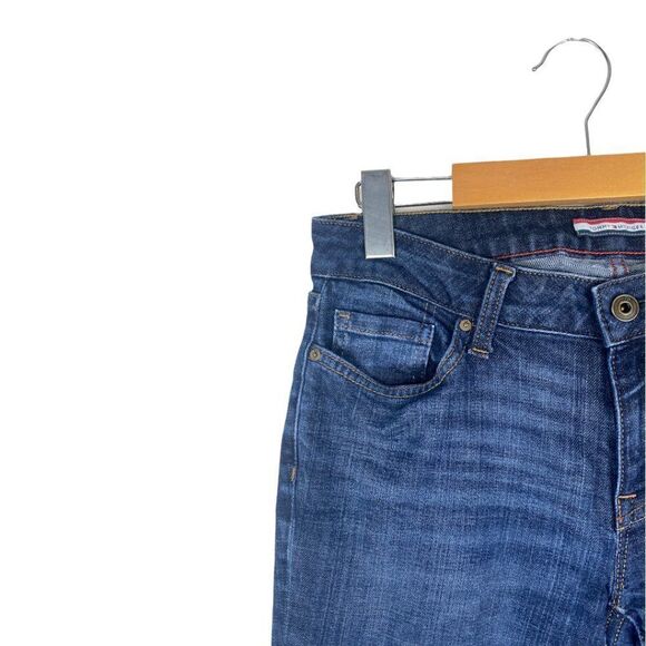 TOMMY HILFIGER Women's Blue Medium Wash Boyfriend Denim Jean US 2 - Picture 6 of 9